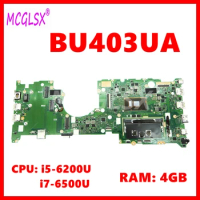 BU403UA Notebook Mainboard For ASUS ASUSPRO B8430UA P5430UA BU403U PU403UA Laptop Motherboard with i5-6200U/i7-6500U CPU 4GB-RAM