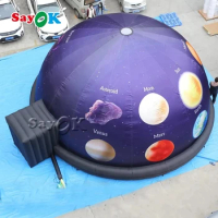 Sayok 10m(32.8ft) Inflatable Planetarium Dome Tent Portable Inflatable Projection Tent with Blower for Kids School Education