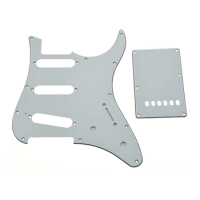 White 3 Ply Guitar SSS Pickguard W/ Back Plate Screws for Yamaha PACIFICA Electric Guitar Part Musical Instruments Accessories