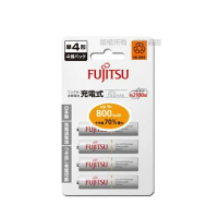 FUJITSU 富士通 HR-4UTC低自放充電池 750mAh (4號4入)
