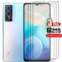 3PCS Tempered Glass For Vivo Y76 5G 6.58" Protective Film ON VivoY76 Y 76 Y76s Y74s VivoY76s V2124 Screen Protector Cover