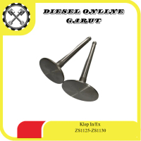 S1125-S1130 Klep In/Ex DongFeng Valve In/Ex Mesin Diesel 28Hp 30Hp 10mm 11mm JF