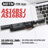 AS16B8J Laptop Battery for Acer Aspire E5-575G E5-575G-53VG 15.6" E5-575G-549D F5-573G F5-573G-50BMSeries 3INR19/66-2 AS16B5J