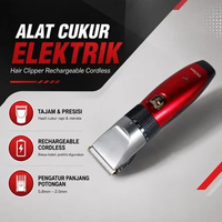 ENCHEN Alat Cukur Elektrik Hair Clipper Trimmer Ceramic Rechargerable - Sharp-R Merah