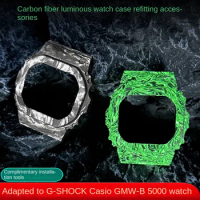 Suitable for G-SHOCK/35th Anniversary Casio GMW-B5000 Small Square Watch Modified Carbon Fiber Case Accessories