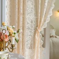 \Free Alter H \" Lace Day Curtain Langsir For Sliding By Window Curtain White Sheer Living Room Bedr