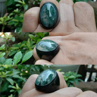 Akik lumut suliki ori sumbar kristal bening jos gandos.