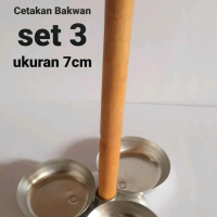 Cetakan bakwan 3lubang anti lengket