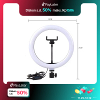 Lampu selfie Ringlight 26cm LED Makeup vlog RingLight Lampu ringlight Panjang Holder