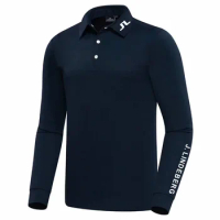 J Lindeberg Golf Apparel New Men Women Spring and Autumn Long-sleeved Golf T-shirt and Breathable Golf T-shirt Shirt -40