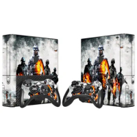 Skin Sticker Decals For Xbox 360 E Console and Controller Skins Stickers for Xbox360 E Vinyl - Battlefield 1