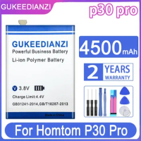 GUKEEDIANZI Replacement Battery p30 pro 4500mAh For Homtom P30Pro Mobile Phone Batteries