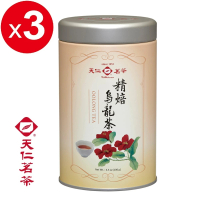 【天仁茗茶】台灣精焙烏龍茶茶葉100g*3罐