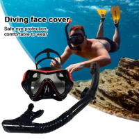 Women Swim Goggles Premium Snorkeling Gear Set for Adults Anti-fog Swim Goggles Panoramic View Dry Top Snorkel Ideal for Men