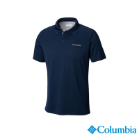 Columbia哥倫比亞 男款-Utilizer UPF30快排短袖Polo衫-深藍 UAX01260NY/IS