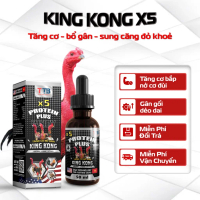 KING KONG X5 – Tăng Cơ Bắp – Bổ Gân – Sung Đỏ Khỏe – Dinh Dưỡng Cho Gà Chọi – X5 Protein Plus