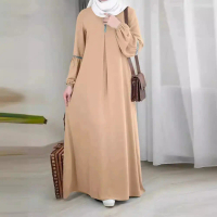 Váy Abaya Hồi Giáo, Thời Trang Mới Cho Năm 2025, Tay Áo Dài, Phong Cách Thường Ngày Đính Kim Sa, Váy