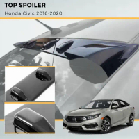 Honda Civic 2016 Hingga 2021 Honda Civic FC Spoiler Atas Visor Bumbung Matahari Belakang