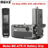 Meike MK-A7R IV Pro Battery Grip For Sony a7RIV a7R4 a7IV a74 a9II Camera Vertical Shutter Wireless Remote Control