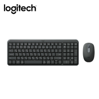 【Logitech 羅技】MK250 無線鍵盤滑鼠組 石墨黑【三井3C】