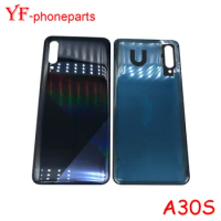 AAAA Quality 6.4" Inch Back Battery Cover For Samsung Galaxy A30S A307 Back Battery Cover With Camera Lens Repair Parts