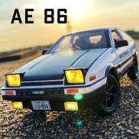 ⊱⊱โมเดลรถยนต์ สเกล 1:20 Toyota AE86 โลหะผสม ของเล่น ของขวัญวันเกิด สําหรับเด็กผู้ชาย