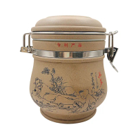 【寶堂人文】90年代敬昌號老生茶+紫砂密封罐(90年代老生茶 散茶)