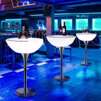 Nightclub Round Bar Tables Modern Party Side Outdoor Cocktail Bar Tables Reception Counter Commercial Furniture