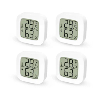 Indoor Home Thermometer Set,Digital Thermometer Hygrometer Mini LCD Indoor Thermometer, Digital Thermometer