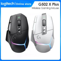 Logitech G502 X Plus RGB Professional Gaming Mouse 25,600DPI Programming Mouse Adjustable Light Synchronizatio For Mouse Gamer