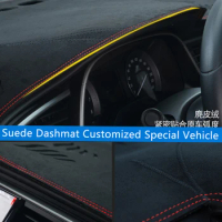 For Toyota Camry XV50 50 2012 - 2017 2016 2015 2014 2013 Auto Interior Suede Dashmat Dashboard Cover Car Accessories Dash Mat