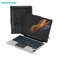 NILLKIN For Samsung Galaxy Tab S9 Plus Case Bluetooth Keyboard Case For Galaxy Tab S9 Multi-Angle Trackpad Backlit Keyboard