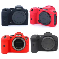 Soft Silicone Armor Skin Case Camera Bag Body Cover Protector For Canon EOS R10 R7 R6 R5 RP R 77D