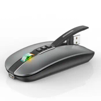M113 Wireless Bluetooth-compatible Mouse USB 2.4G Dual Mode 2400DPI Noiseless Mute Mouse Type-C Charging For PC Laptop Mice