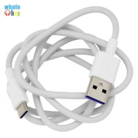 500pcs 5A USB Type C Cable For Huawei Mate 20 P30 P20 Pro Lite Mobile Phone USBC Fast Charging Charger Cord USB-C Type-C Cable