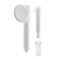 【BODYLUV】極淨安心蓮蓬頭+1入極淨安心濾芯+1入極淨維他命濾芯(共1機+安心濾芯*2+維他命濾芯*2)