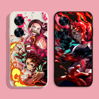 Sarung Telefon, Sarung Demon Slayer Kamado Tanjirou, Untuk OPPO Realme C11 C12 C20 C21Y C30 C33 C55 