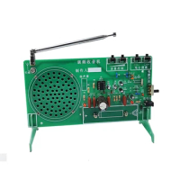 DIY Electronic Kits FM Digital Radio Stereo FM Radio Receiver Module PCB 76MHz-108MHz With Speaker