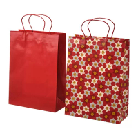 VINTERFINT 禮品袋, 多種圖案 紅色, 26x35 公分