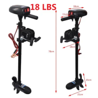 Solarmarine 18LBS 12V Inflatable Boat Electric Trolling Motor Engine Fishing Engine Outboard PVC Boat for Motor Propeller