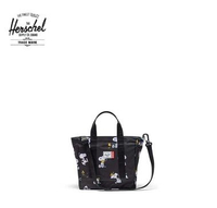 Herschel x Peanuts Heritage Small Tote Bag 10L - Tote Bag - Snoopy and Woodstock Black