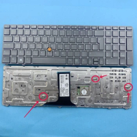 Latin Laptop Keyboard For Hp Elitebook 8760w 8770w With Point LA Layout