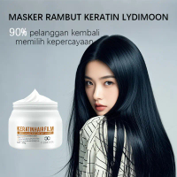 Masker rambut keratin LYDIMOON 500g Multi-perbaikan / Suplementasi protein / Miliki rambut Condition