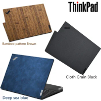 Special Leather Laptop Sticker Skin Decals Cover for Lenovo ThinkPad E14 E15 T14 T14S P15 P15V P16 P15S Gen1 Gen2 Gen3 2019-2022