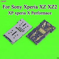 For Sony Xperia XZ XZ2 F8331 XP xperia X Performace H8216 H8266 H8276 H8296 H8324 SIM And MicroSD Memory Card Reader Holder Slot