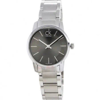 Calvin Klein CK K2G23161-小 手錶 經典 都會時尚極簡 鐵灰面 鋼帶 女錶
