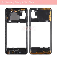 For Samsung Galaxy A21S A217 A217F Housing Middle Frame Bezel Plate With Side Buttons
