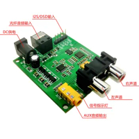 ES9018K2M SPDIF Optical I2S DSD Digital Audio Input DAC Decoder Board Analog