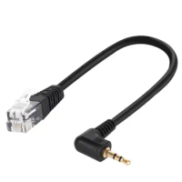 VoiceJoy GOLD -PLATED 2.5mm Phone Plug to RJ9 Modular Headset Plug Adapter Cable Male RJ9 to male 2.5mm adaptor cable
