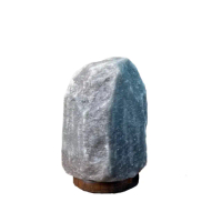 【礦世奇鹽】銀灰色巴基斯坦鹽燈2kg-3kg(小夜燈、夜燈、鹽燈、燈、桌燈、風水、巴基斯坦玫瑰鹽)